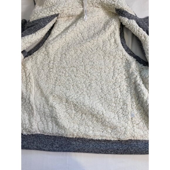 Unbranded Womens XL Gray Vest Sleeveless Hooded Sherpa Lined Zip Front Cozy NEW - Picture 15 of 16